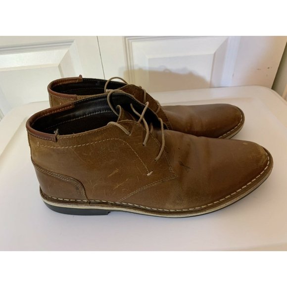 Steve‎ Madden Jabbar Men’s Sz 10.5 Boots Brown - Picture 4 of 10